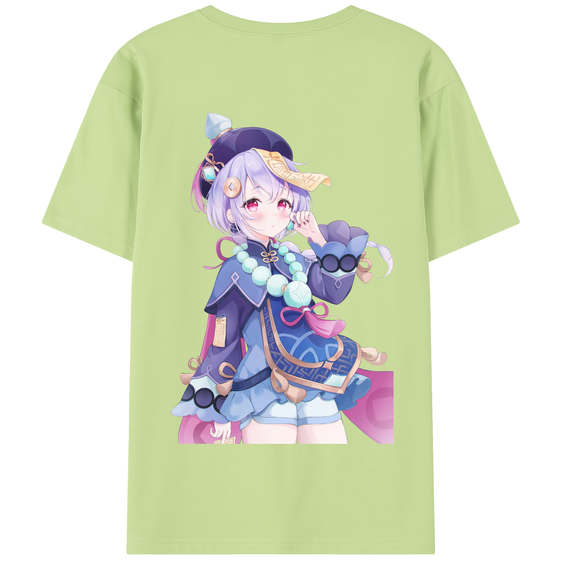 げんし神 七七 なな  genshin Nana 綿100％半袖Tシャツ（背面プリント）